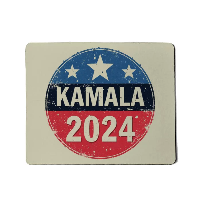 Retro Political Support For Kamala 2024 Mousepad