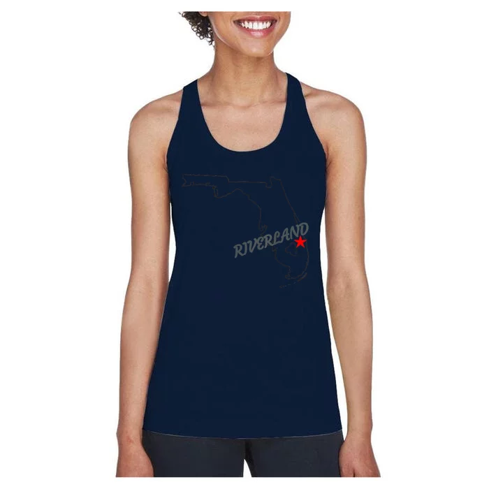 Riverland Port St Lucie Florida Women's Racerback Tank