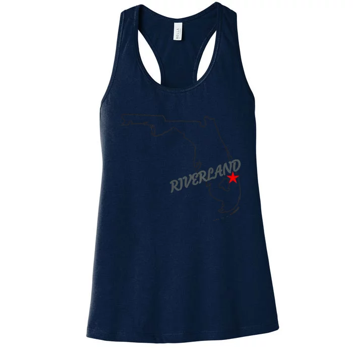 Riverland Port St Lucie Florida Women's Racerback Tank