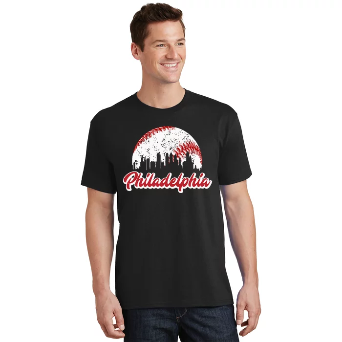 Retro Philadelphia Skyline T-Shirt