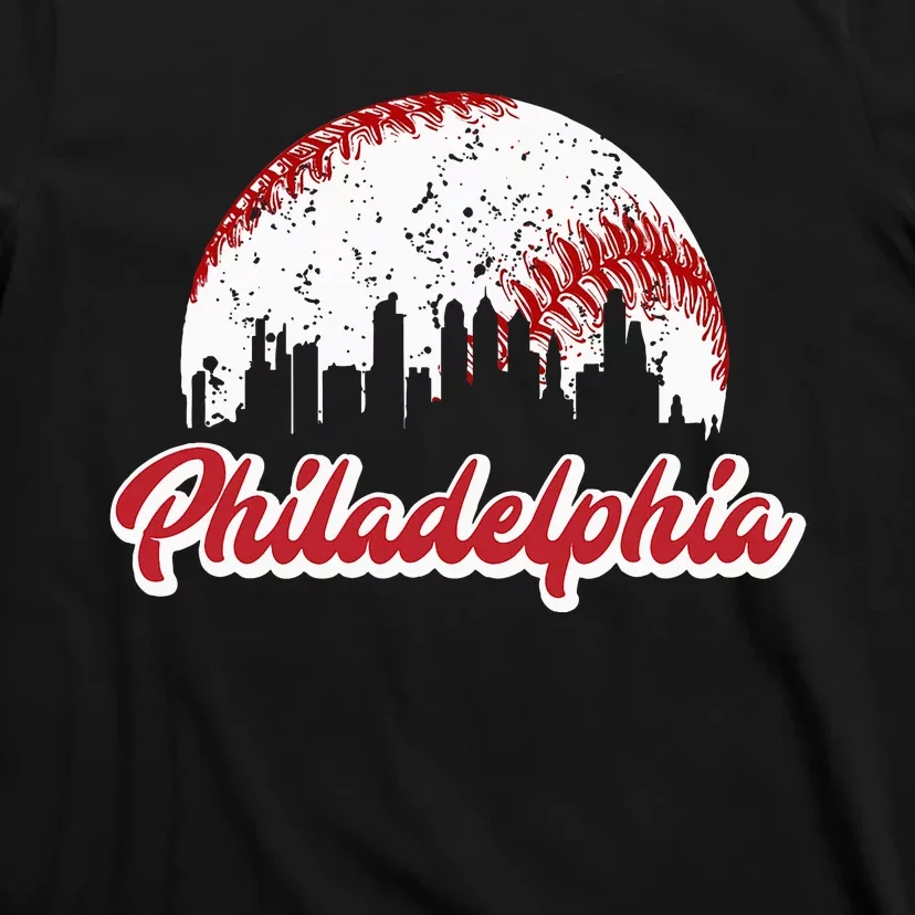 Retro Philadelphia Skyline T-Shirt