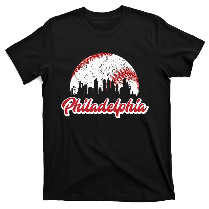 Retro Philadelphia Skyline T-Shirt