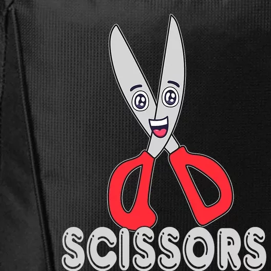 Rock Paper Scissors Funny Group Halloween Costumes City Backpack