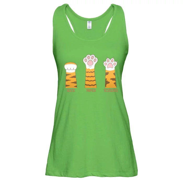 Rock Paper Scissors Cat Ladies Essential Flowy Tank