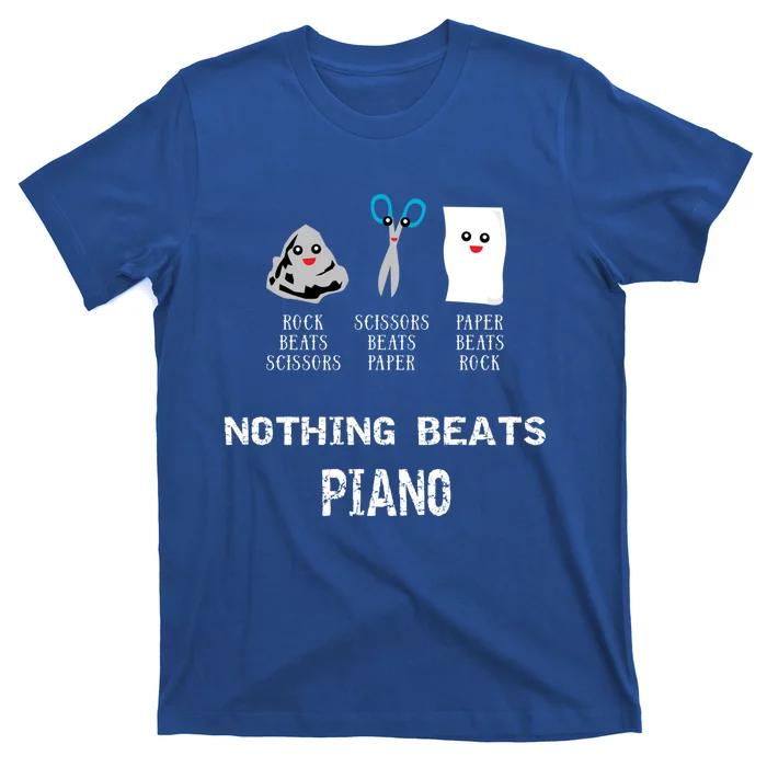 Rock Paper Scissors Piano Cool Classical Music Lovers Funny Gift T-Shirt