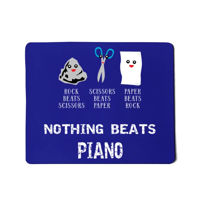 Rock Paper Scissors Piano Cool Classical Music Lovers Funny Gift Mousepad