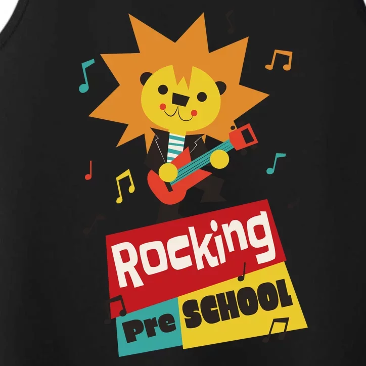 Rocking Pre School Lion Guitar Performance Tank