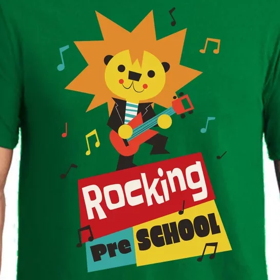 Rocking Pre School Lion Guitar Pajama Set