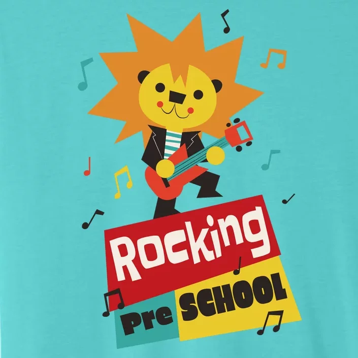 Rocking Pre School Lion Guitar ChromaSoft Performance T-Shirt