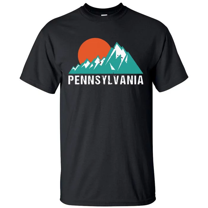 Retro Pennsylvania State Tall T-Shirt