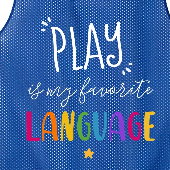 Rainbow Pediatric Speech Therapy Therapist Cute Slp Crew Gift Mesh Reversible Basketball Jersey Tank