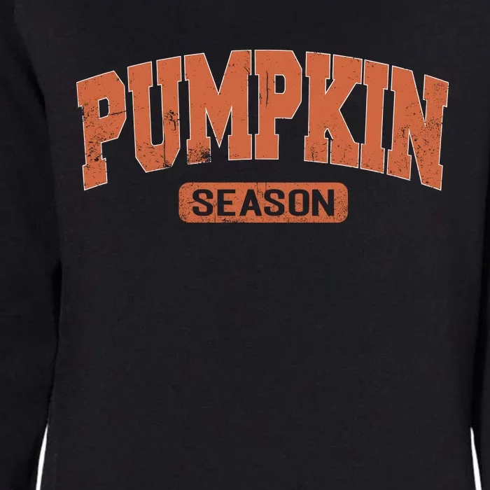 Retro Pumpkin Season Womens California Wash Sweatshirt