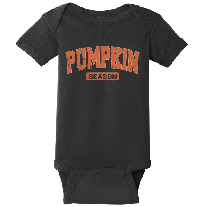 Retro Pumpkin Season Baby Bodysuit