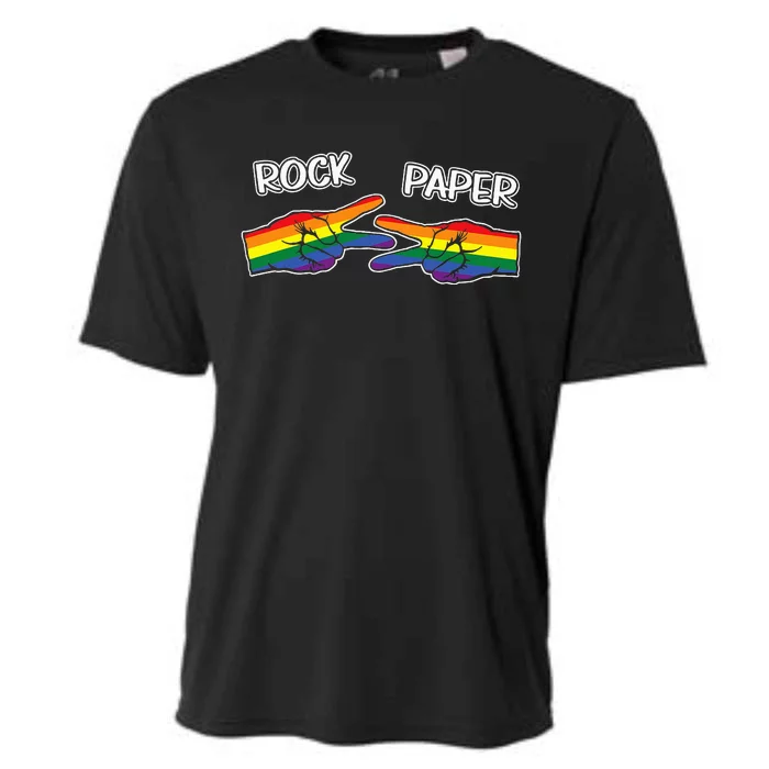 Rock Paper Scissors Lgbtq+ Pride Month Cooling Performance Crew T-Shirt