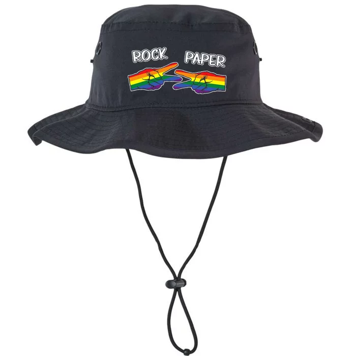 Rock Paper Scissors Lgbtq+ Pride Month Legacy Cool Fit Booney Bucket Hat