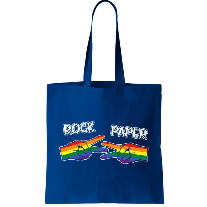 Rock Paper Scissors Lgbtq+ Pride Month Tote Bag