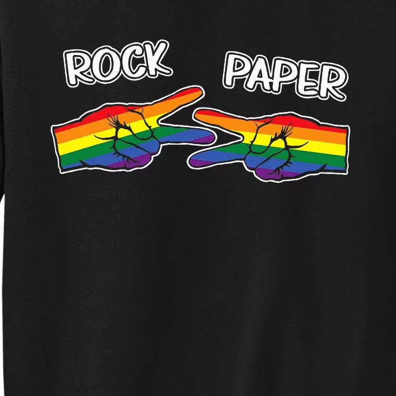 Rock Paper Scissors Lgbtq+ Pride Month Sweatshirt