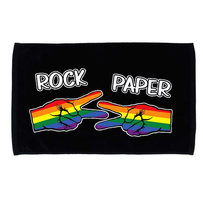 Rock Paper Scissors Lgbtq+ Pride Month Microfiber Hand Towel