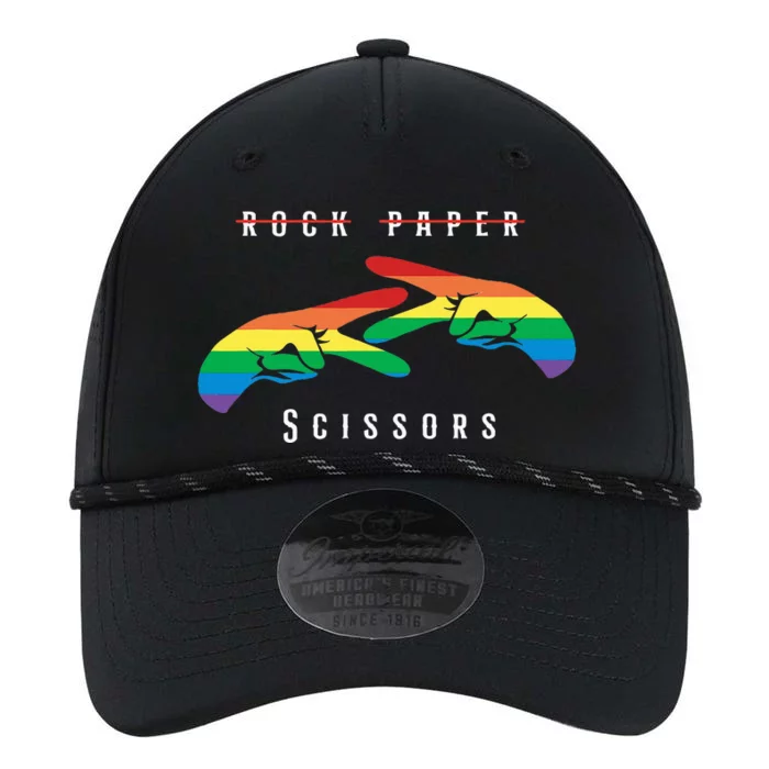 Rock Paper Scissors Funny Lesbian Pride Lgbt Performance The Dyno Cap