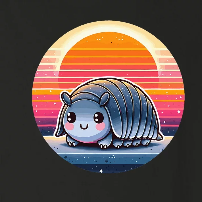 Roly Poly Sunset Pill Bug Kawaii Rollie Pollie Toddler Long Sleeve Shirt