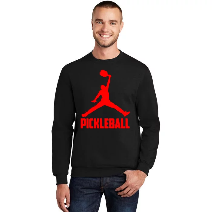 Red Pickleball Sports Logo Sweatshirt