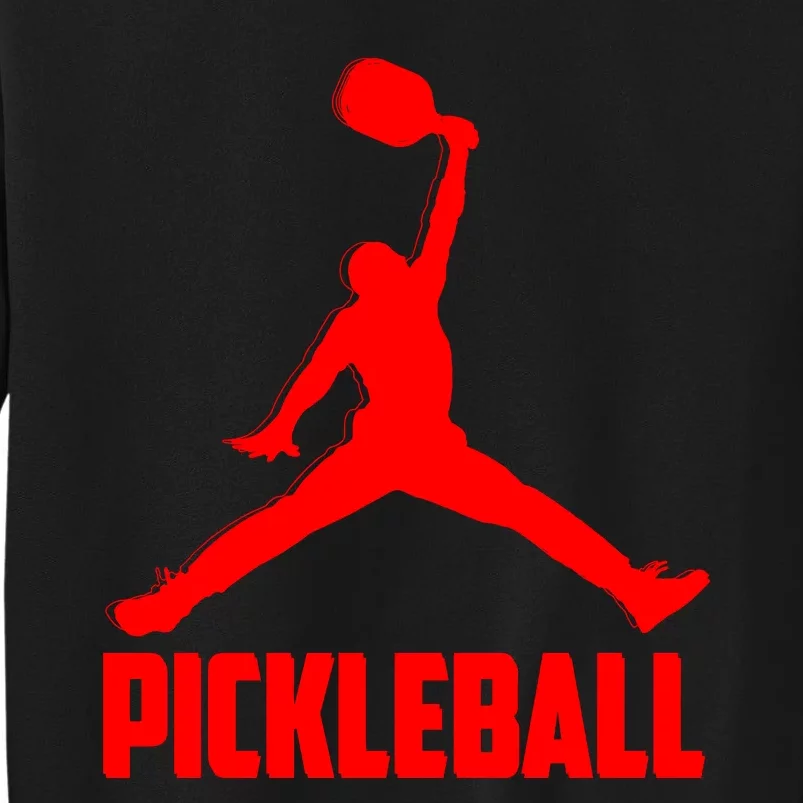 Red Pickleball Sports Logo Sweatshirt