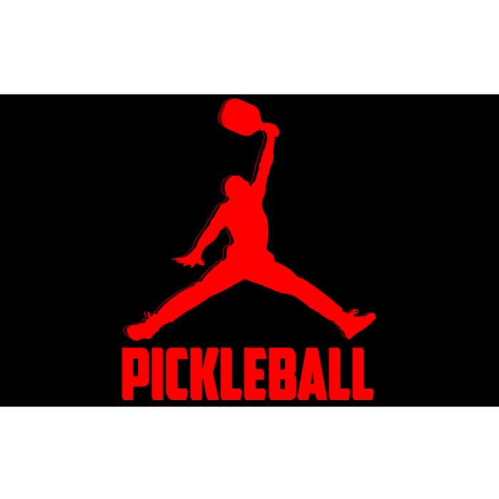 Red Pickleball Sports Logo Bumper Sticker