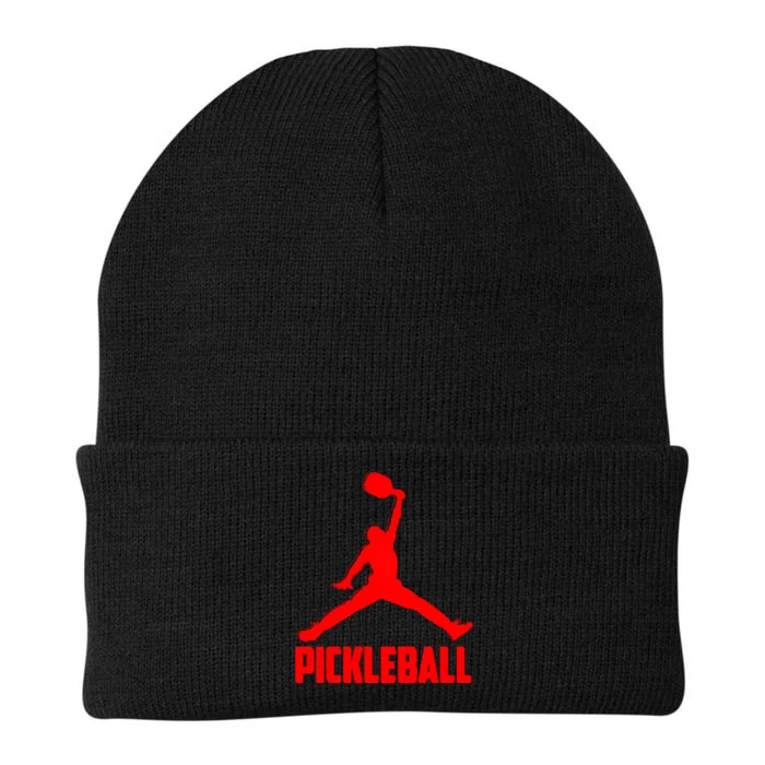 Red Pickleball Sports Logo Knit Cap Winter Beanie