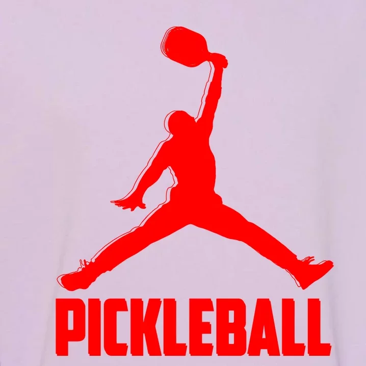 Red Pickleball Sports Logo Garment-Dyed Sweatshirt