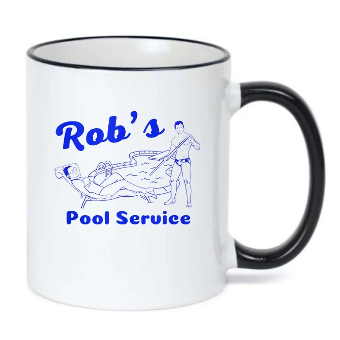 RobS Pool Service Black Color Changing Mug