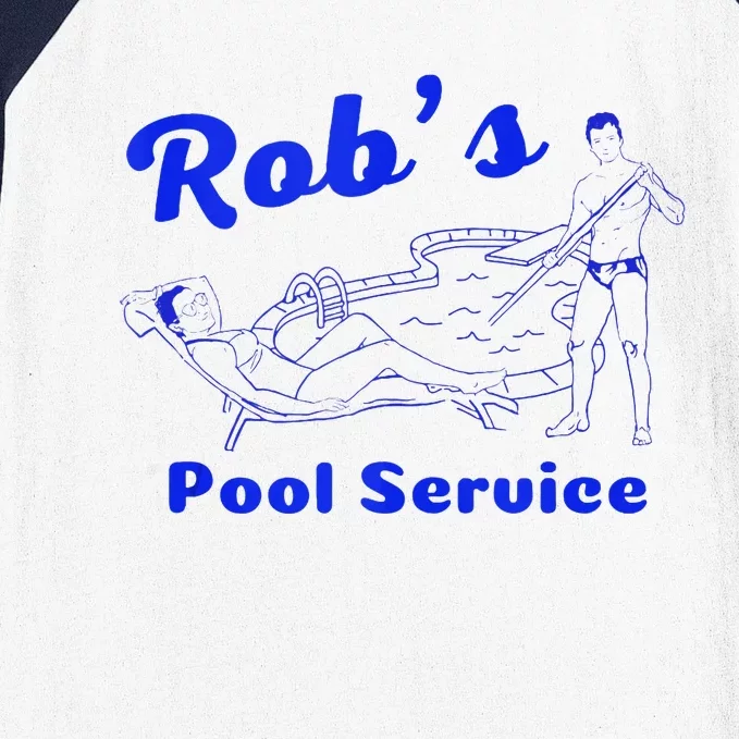 RobS Pool Service Baseball Sleeve Shirt