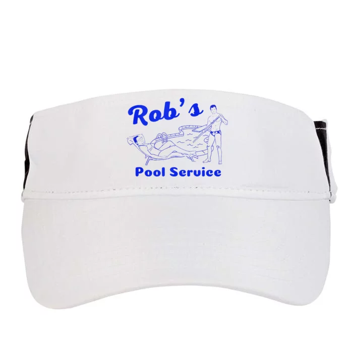 RobS Pool Service Adult Drive Performance Visor