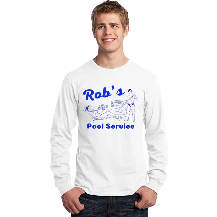 RobS Pool Service Tall Long Sleeve T-Shirt