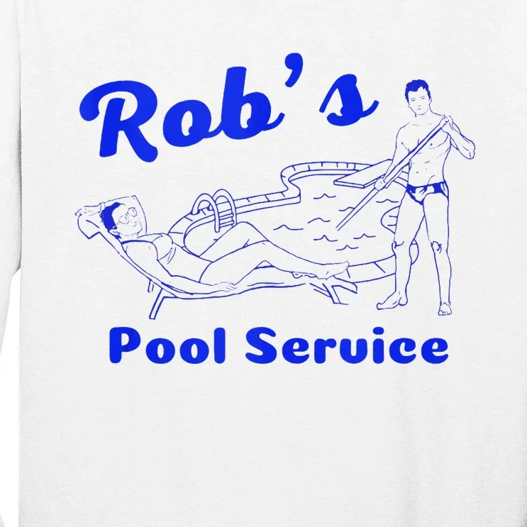 RobS Pool Service Tall Long Sleeve T-Shirt