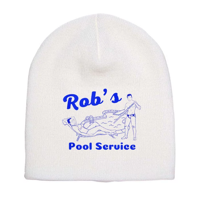 RobS Pool Service Short Acrylic Beanie