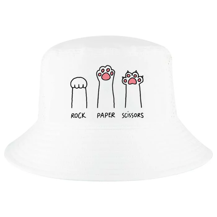 Rock Paper Scissors Cat Paws Cool Comfort Performance Bucket Hat