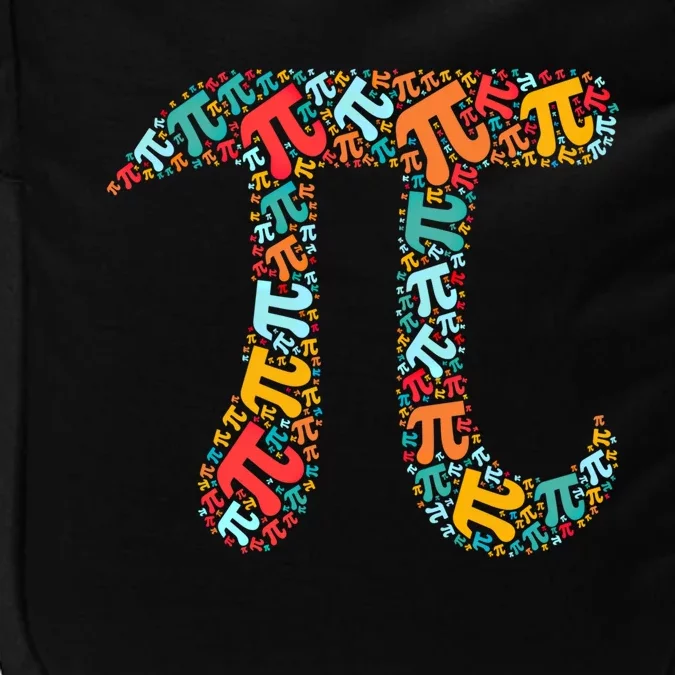 Retro Pi Symbol Pi Day 3/14 Teacher Math Nerd Geek Word Art Meaningful Gift Impact Tech Backpack