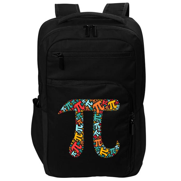 Retro Pi Symbol Pi Day 3/14 Teacher Math Nerd Geek Word Art Meaningful Gift Impact Tech Backpack