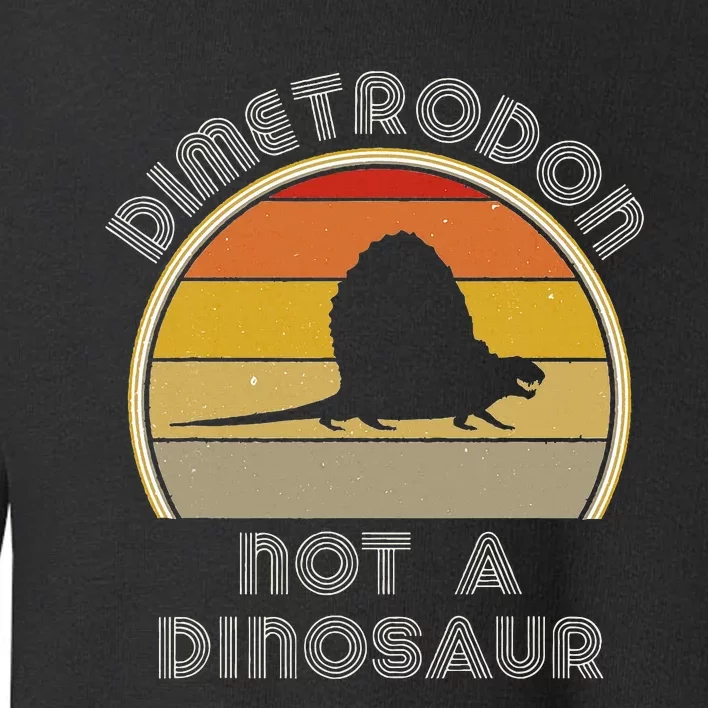 Retro Paleontology Stuff For Adults Dimetrodon Dinosaur Fact Toddler Sweatshirt