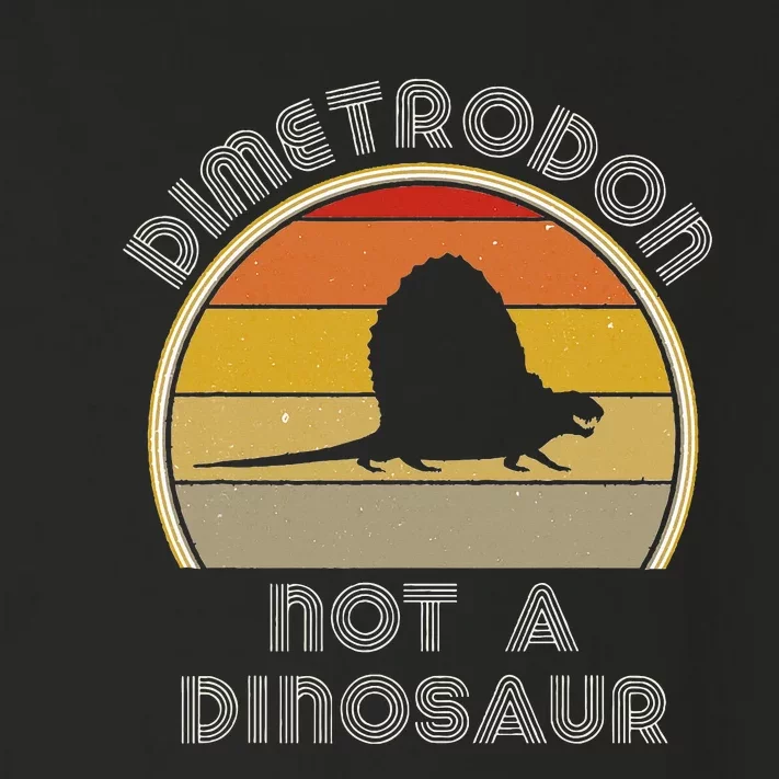 Retro Paleontology Stuff For Adults Dimetrodon Dinosaur Fact Toddler Long Sleeve Shirt