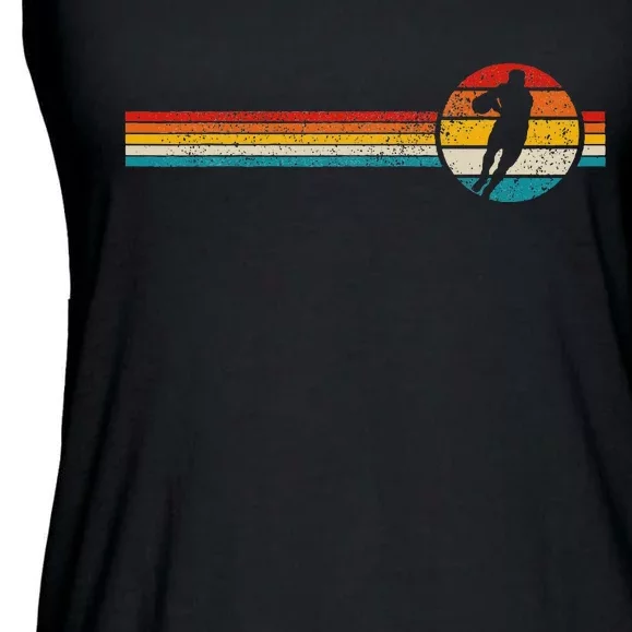 Rugby Player Sports Retro Rugby Ladies Essential Flowy Tank