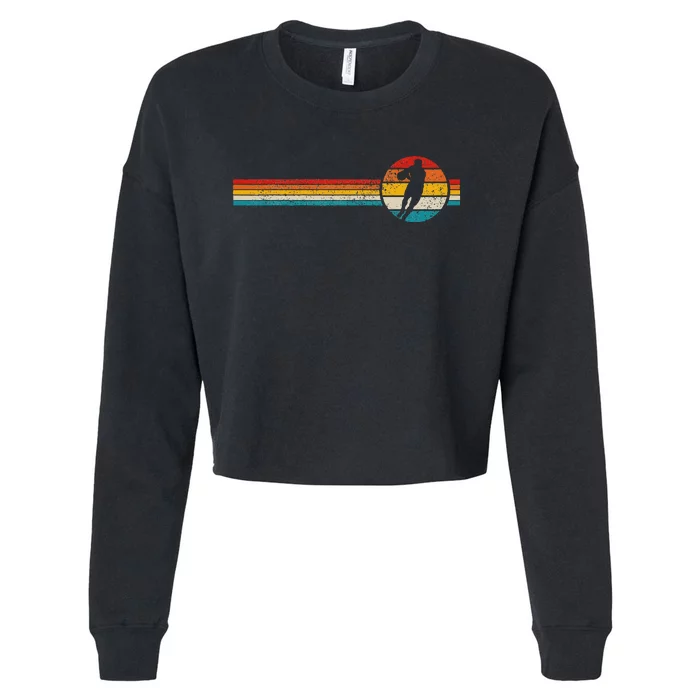 Rugby Player Sports Retro Rugby Cropped Pullover Crew