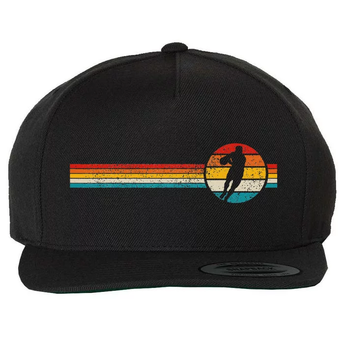 Rugby Player Sports Retro Rugby Wool Snapback Cap