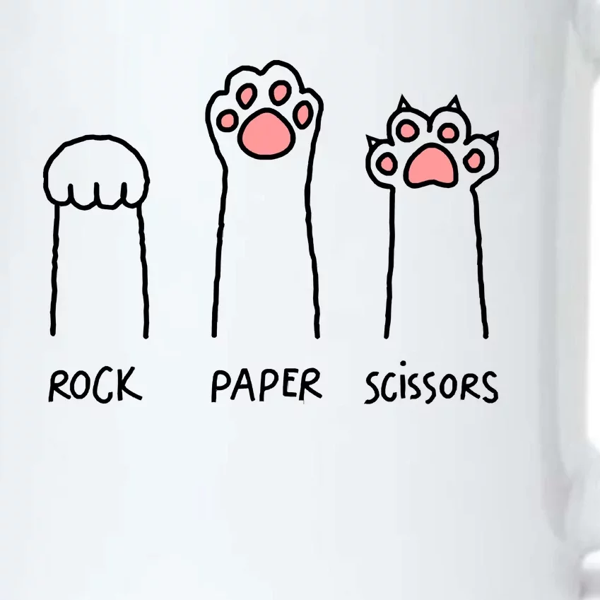 Rock Paper Scissors Black Color Changing Mug