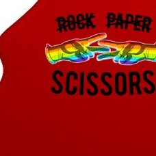 Rock Paper Scissors Lesbian Pride Rainbow LGBT Tree Ornament