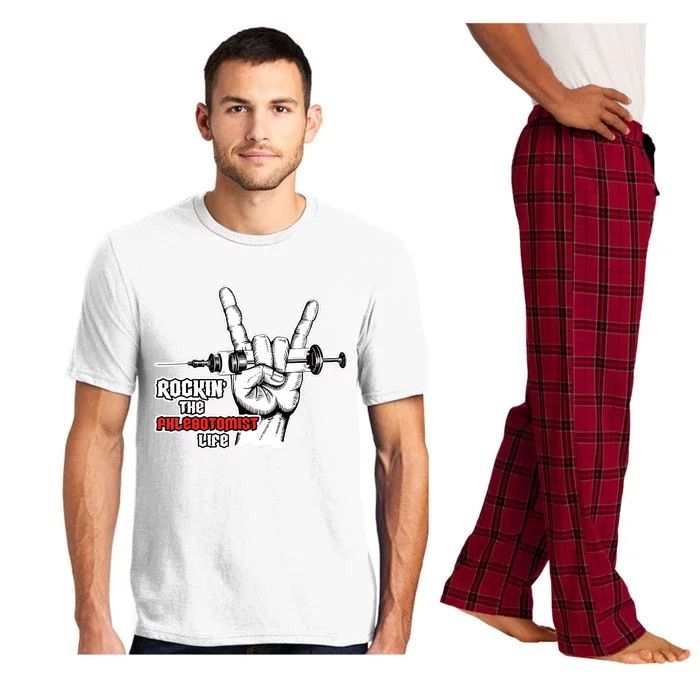 Rocking Phlebotomist Syringe Injection Blood Donor Aid Gift Pajama Set