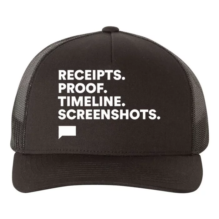 Receipts Proof Timeline Screenshots Yupoong Adult 5-Panel Trucker Hat