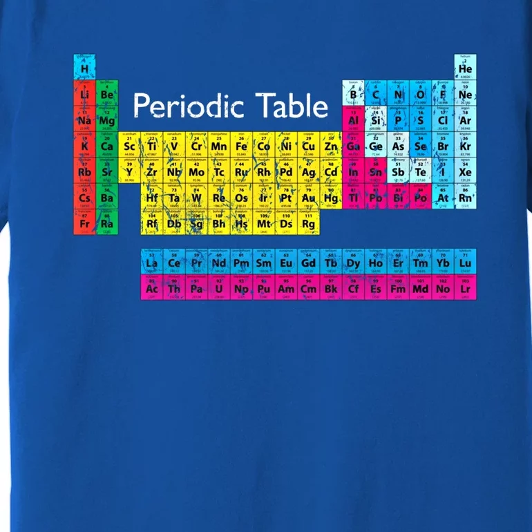 Retro Periodic Table Of Elets Cute Gift Premium T-Shirt