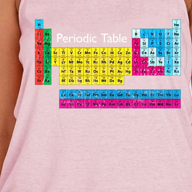 Retro Periodic Table Of Elets Cute Gift Women's Knotted Racerback Tank