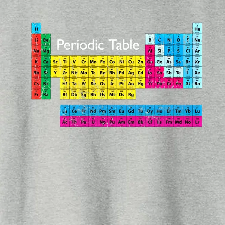 Retro Periodic Table Of Elets Cute Gift Women's Crop Top Tee